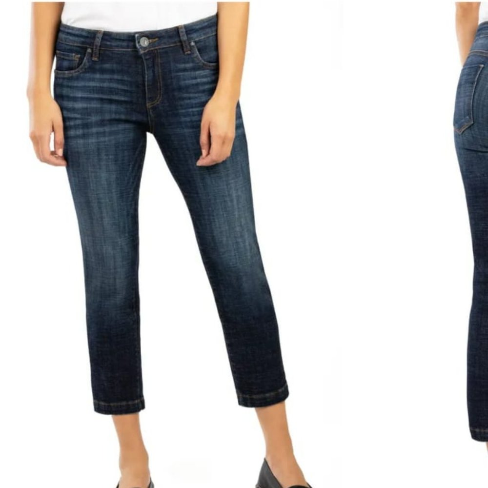 Kut From the Kloth Lauren Crop Straight Leg Capri - 8 Petite great condition